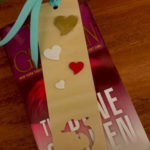 Handmade Wooden Dolphin Love Bookmark